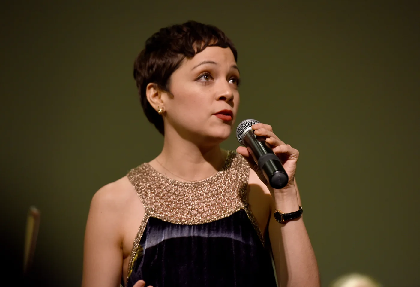 Natalia Lafourcade en una actuación de 2014.